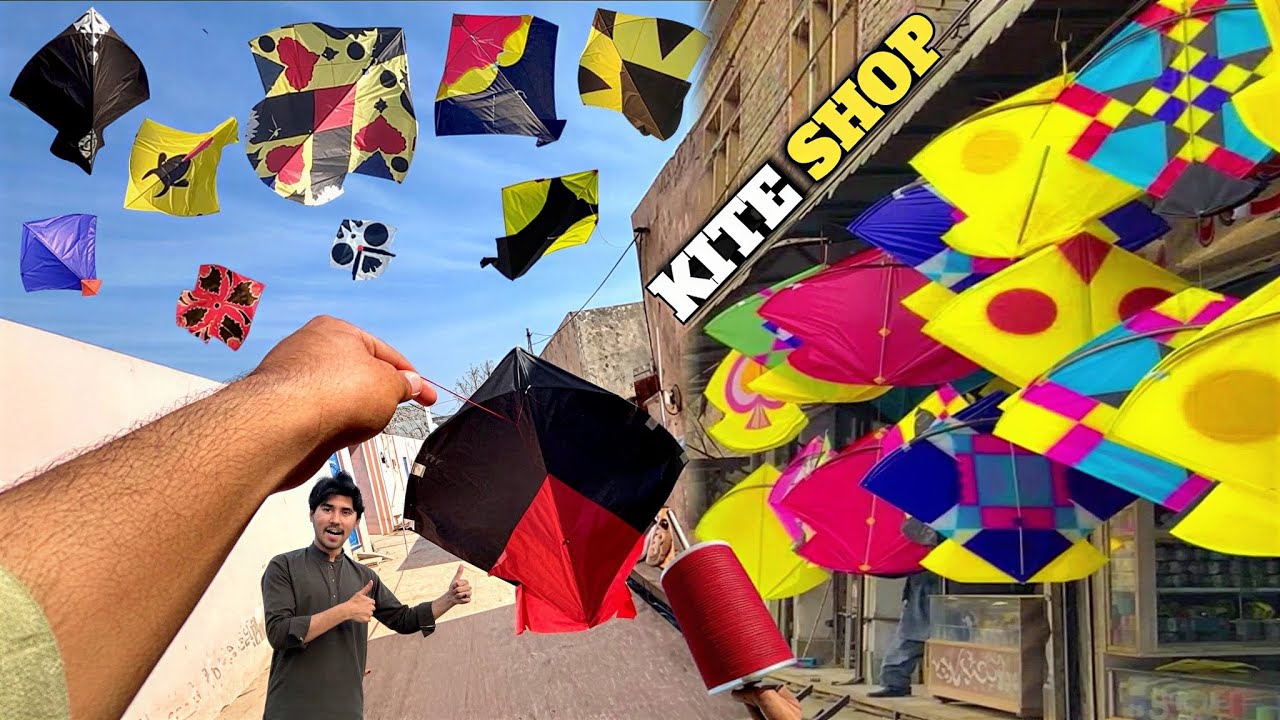 New kite shop open ho gai🪁|| New kites or door buy kr li😍 || Street sy kite loot li😱 || kites 🪁 
