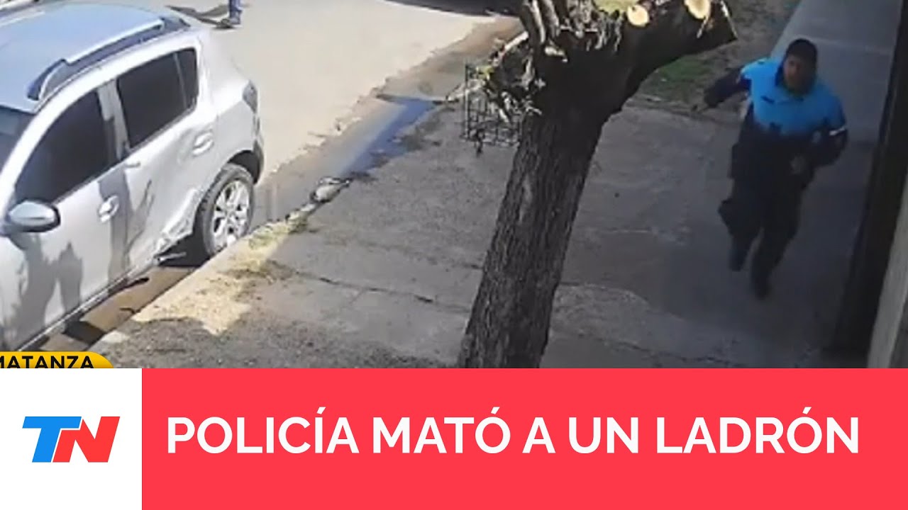 UN POLICÍA MATÓ A UN DELINCUENTE EN UNA ENTRADERA EN LA MATANZA