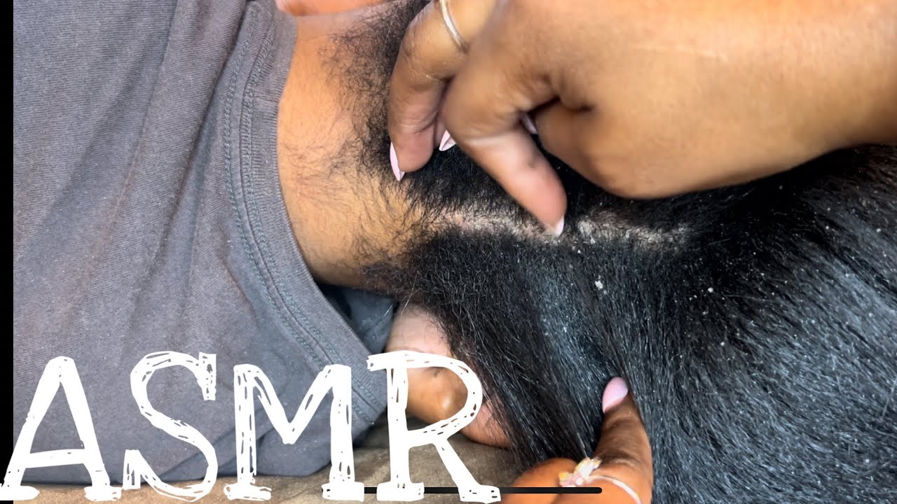 ⭐️ASMR⭐️ to help sleep. Hair Brushing, Nitpicking + More. Doze off quickly😪