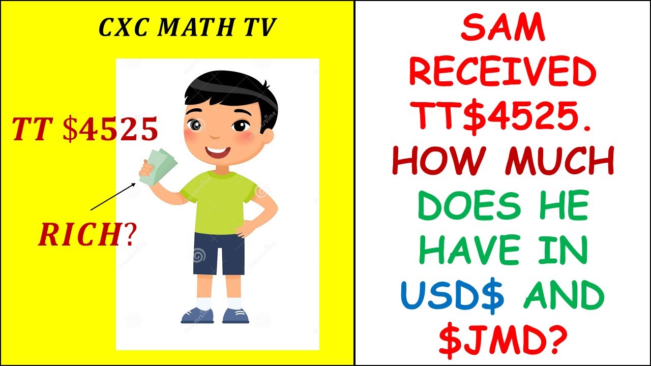 Currency Conversion| Foreign Exchange| CSEC Mathematics