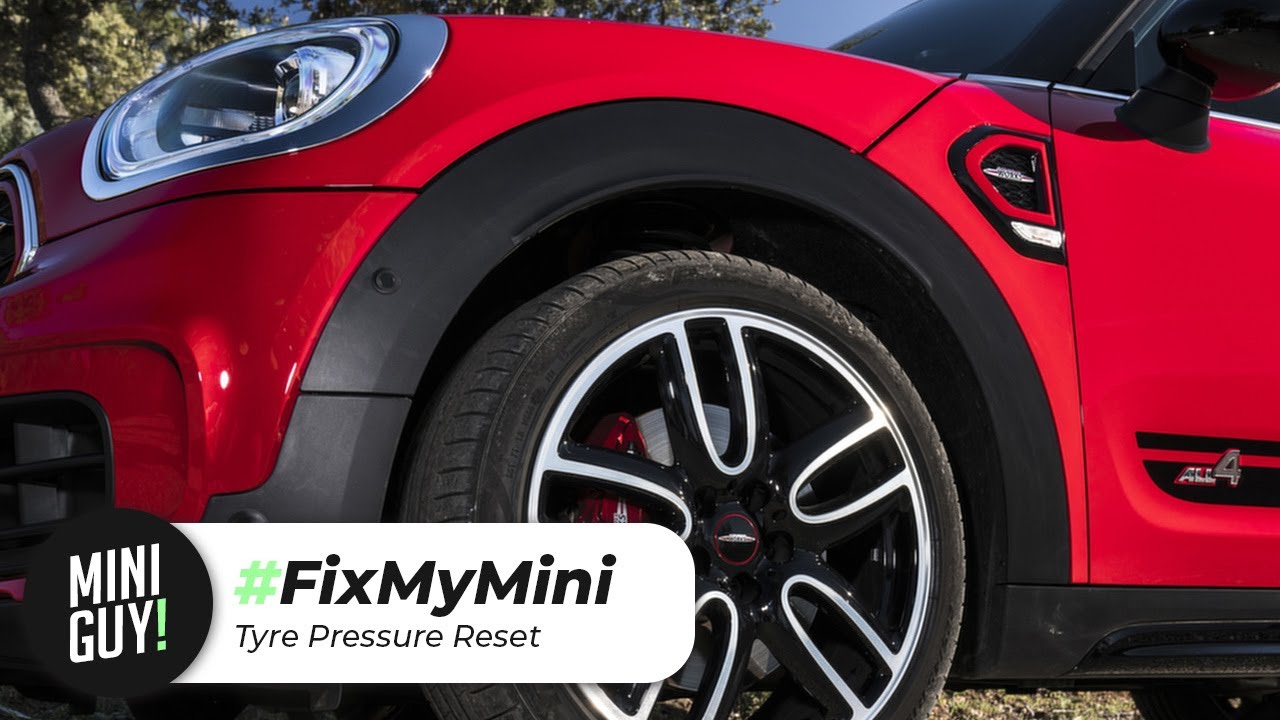 #FixMyMini Tyre Pressure Reset & Tyre Pressure Sensor Fix  | MINI GUY!
