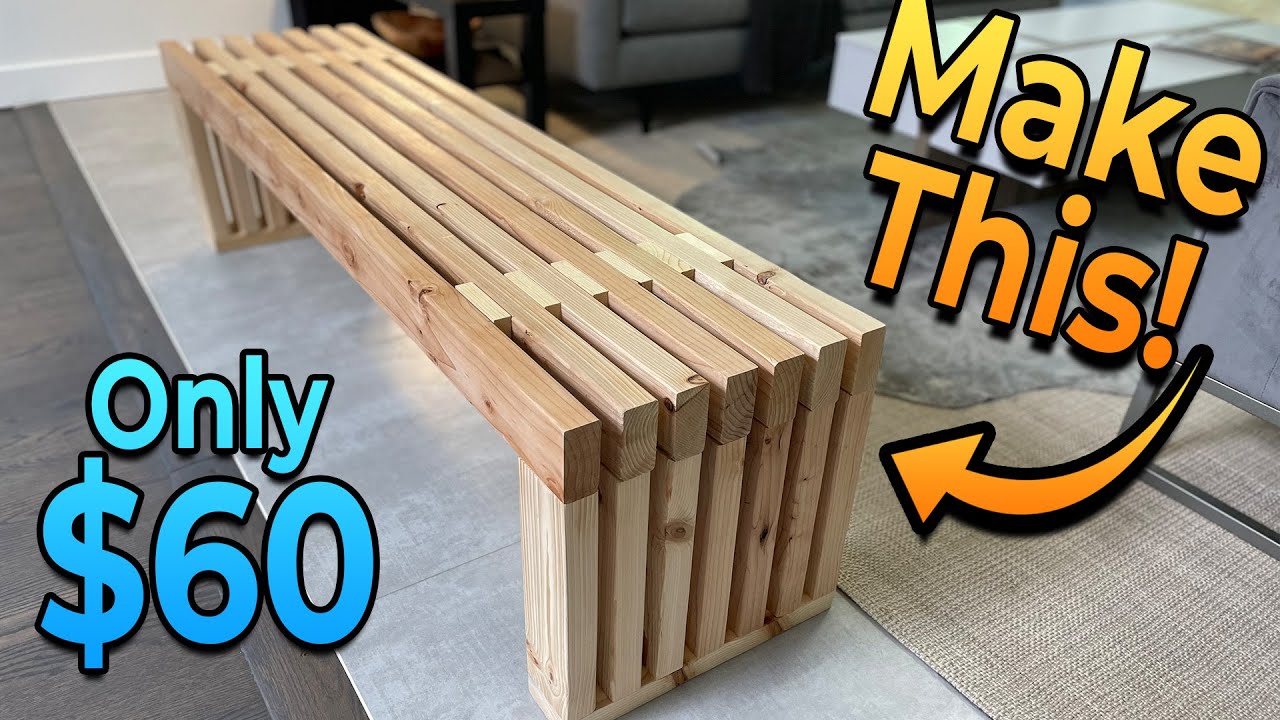 Build This DIY Modern Bench