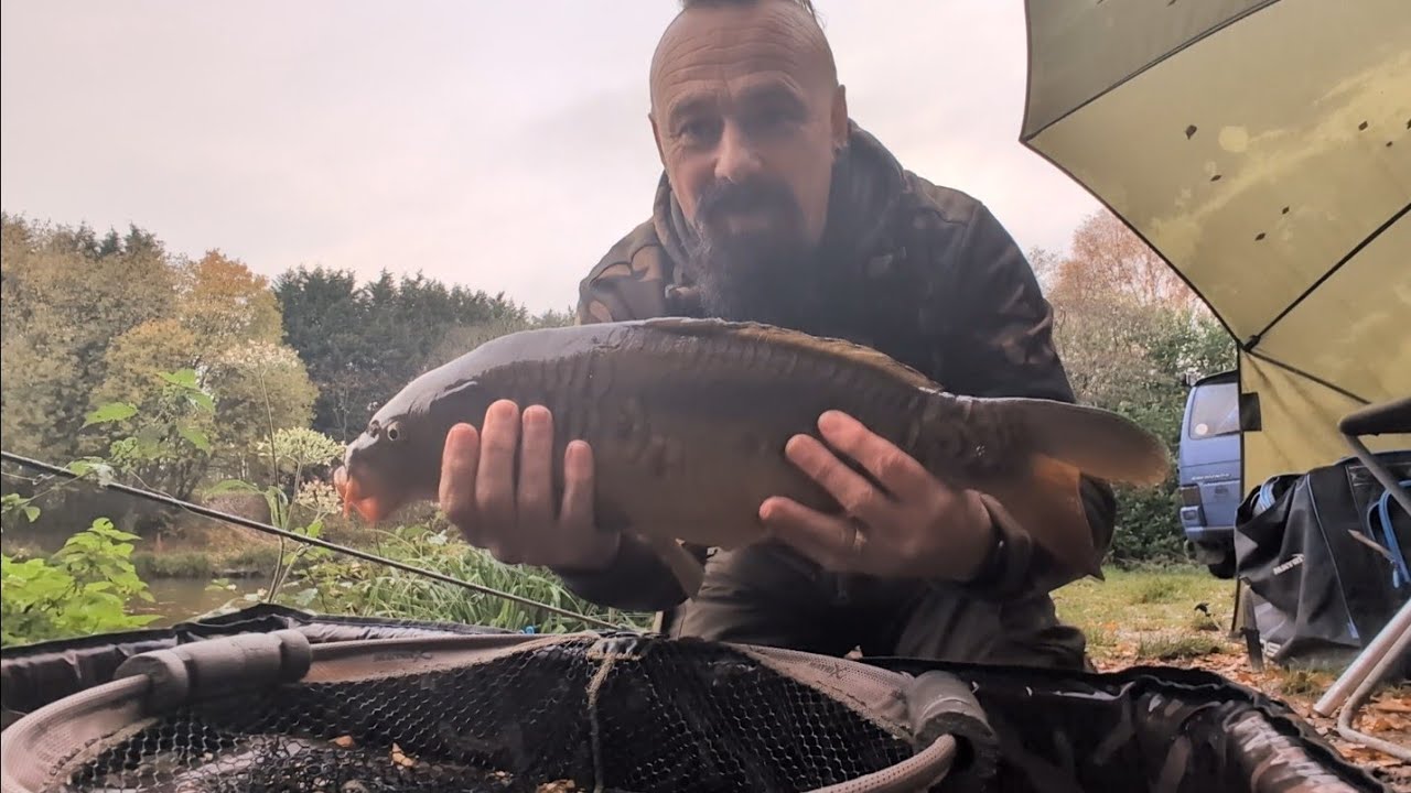Fishing a wet November Sunday.