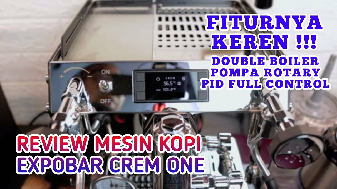 MESIN KOPI ESPRESSO EXPOBAR CREM ONE, DUAL BOILER, ROTARY, PID