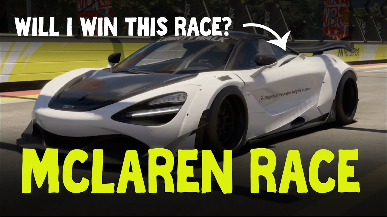 Will my McLaren help me win this?
