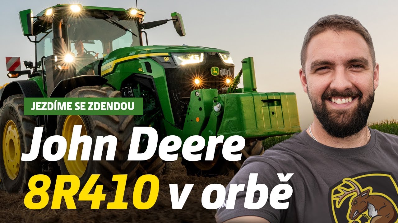 Jezdíme se Zdendou | John Deere 8R410 v orbě