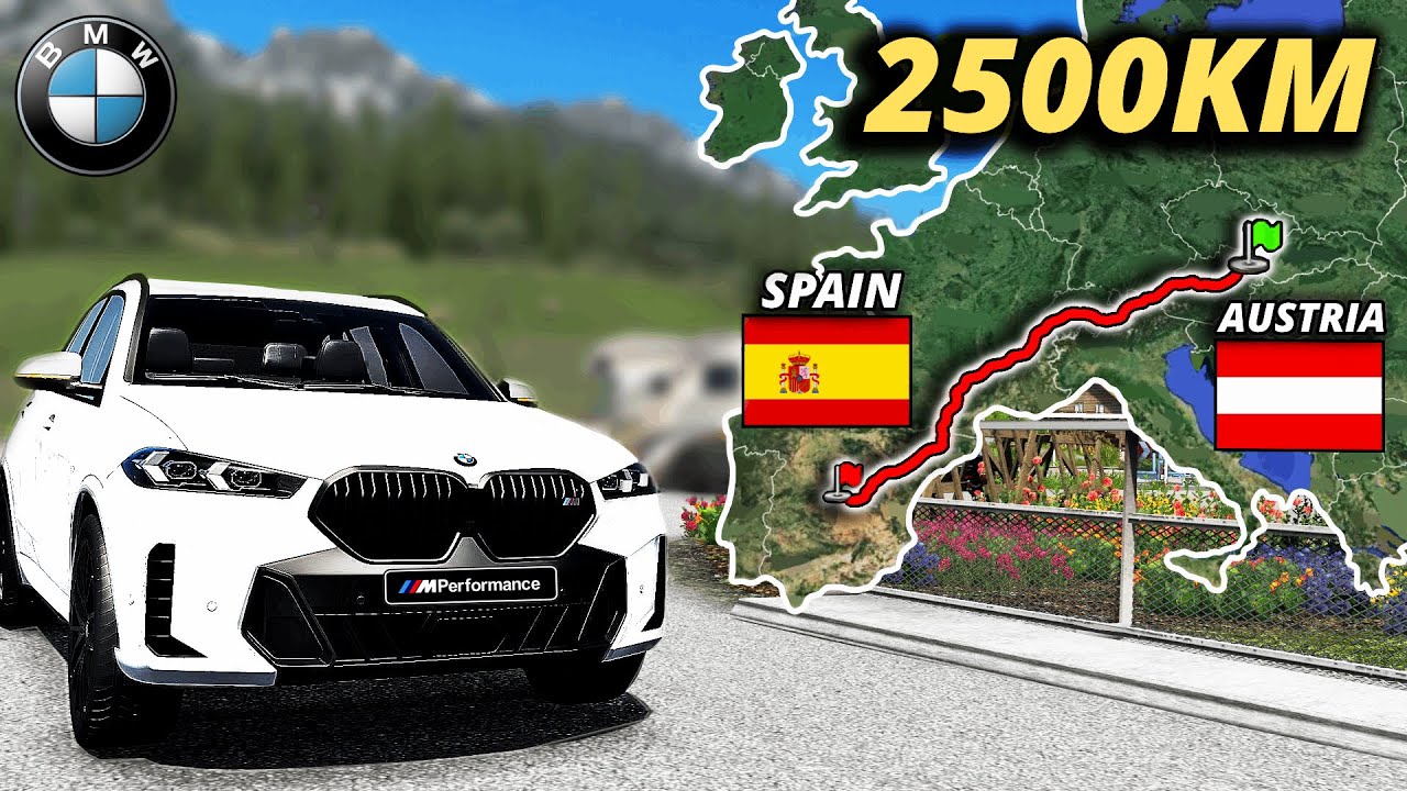 ETS2 Longest Road Trip (Vienna to Madrid) Austria to Spain | Euro Truck Simulator 2