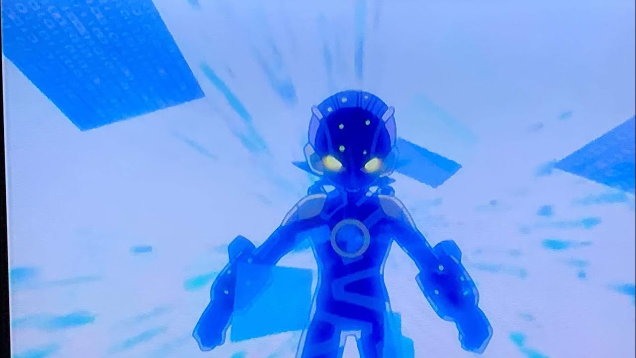 Aqua Bug Style MegaMan absorbs Cyber world! - Megaman NT Warrior Episode 47 clip