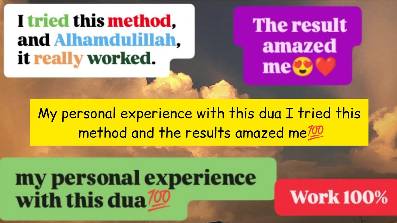 ✨I Read This Dua 500 Times Like This And The Results Amazed Me✅💯🥹