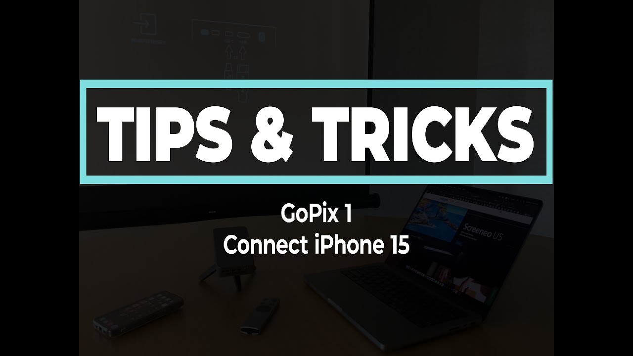 Easy iPhone 15 Connection: Philips GoPix 1 Projector with USB-C Setup Guide