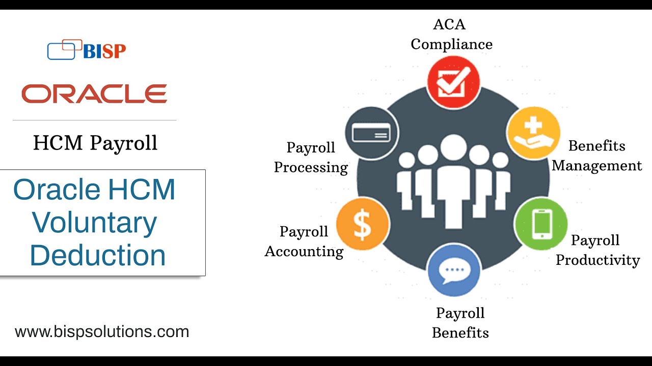 Oracle HCM Voluntary Deduction | Oracle HCM Deduction Union Due | Oracle HCM Payroll | HCM BISP