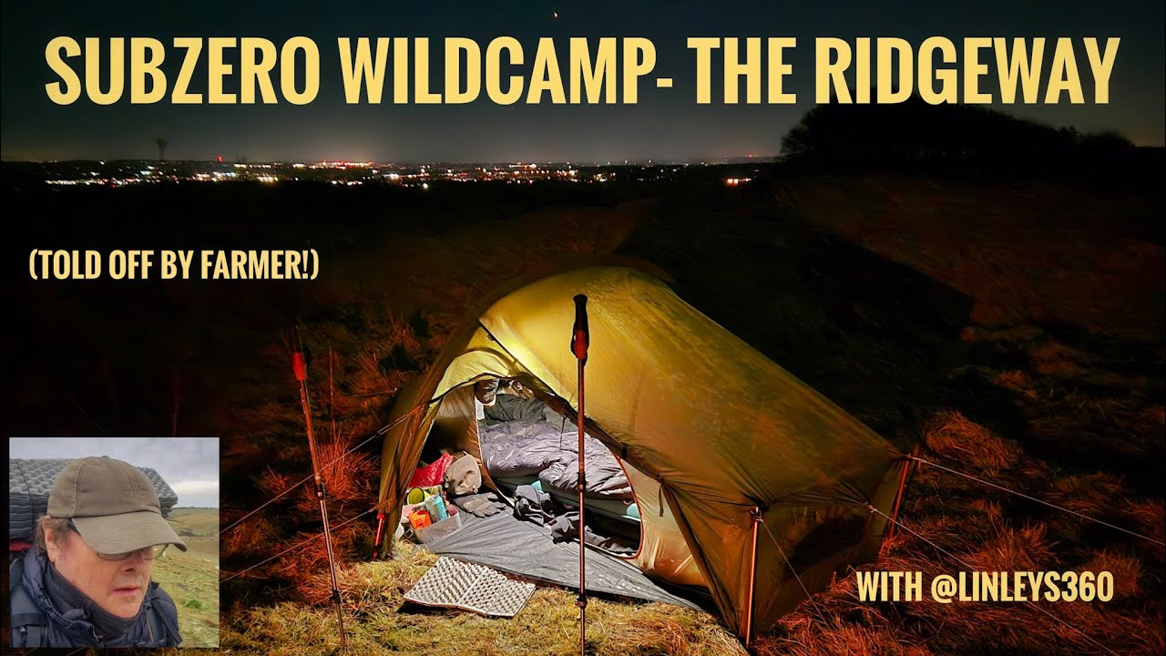 SubZero Wild Camp - The Ridgeway /North Wessex Downs - Hilleberg Soulo BL/ Fjallraven Abisko Lite 1