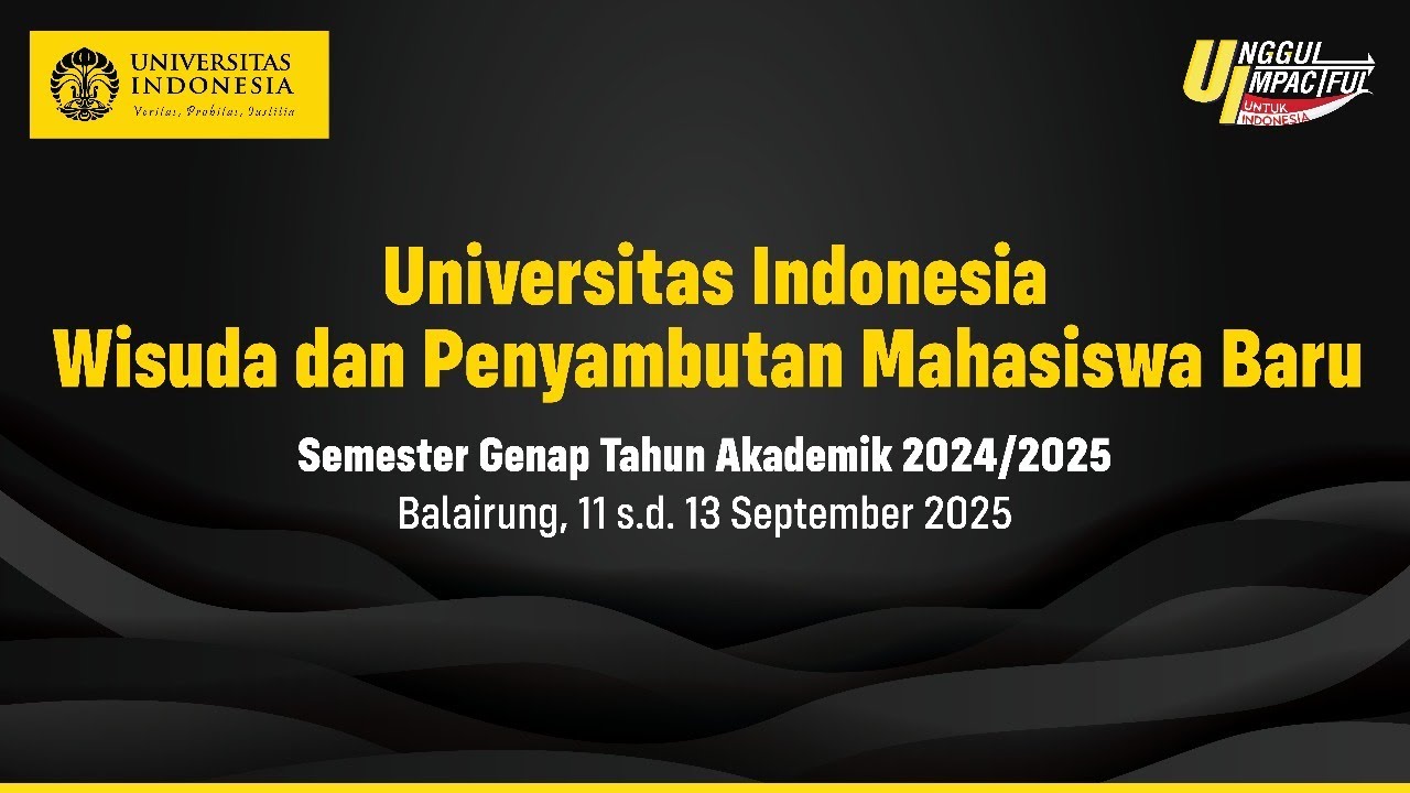 Wisuda UI Fakultas Kedokteran, Kedokteran Gigi, Kesehatan Masyarakat, Ilmu Keperawatan, dan Farmasi