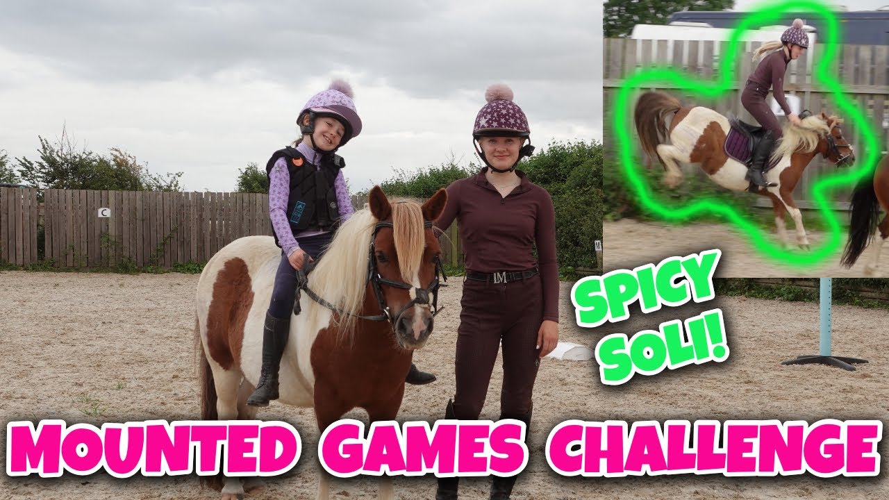 DOROTHY vs ESME MOUNTED GAMES CHALLENGE!