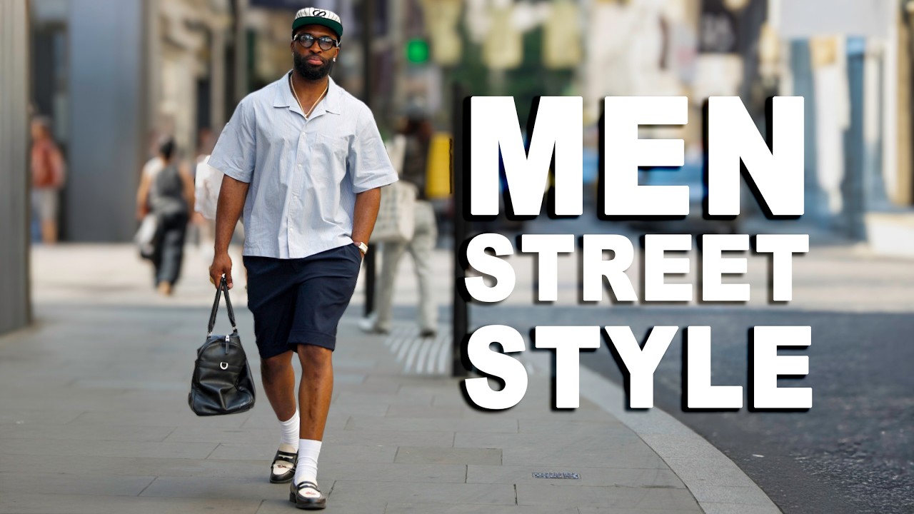 Мужской уличный стиль. Летняя мода для мужчин 2025
