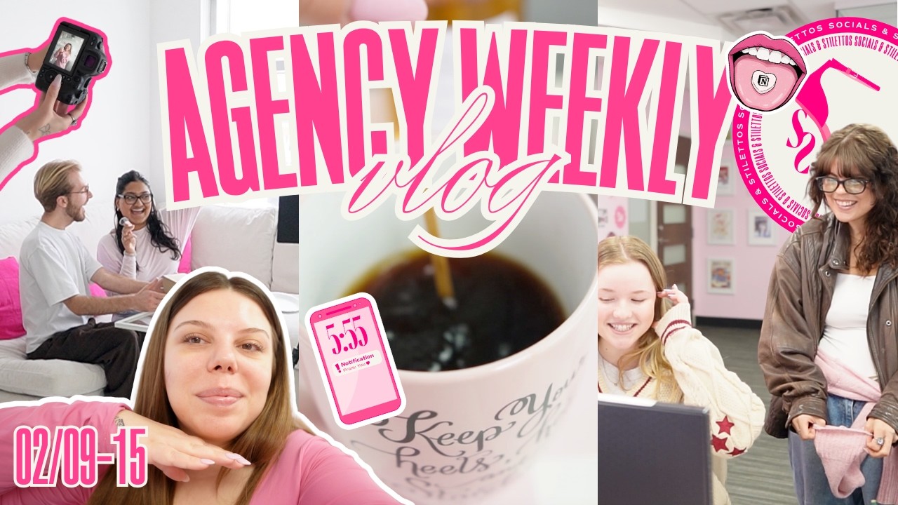 What it's REALLY like to work at a marketing agency... (A WEEK IN THE LIFE AT SOCIALS & STILETTOS)