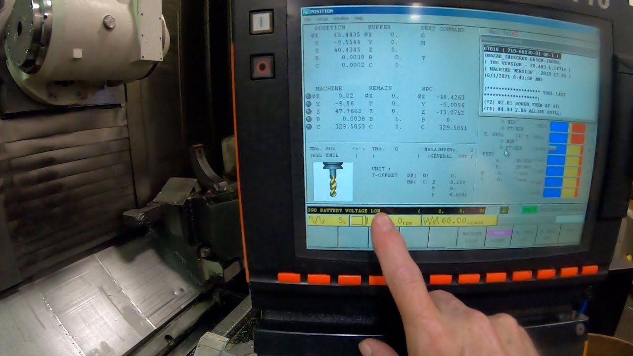 Back Up Batteries In Mazak