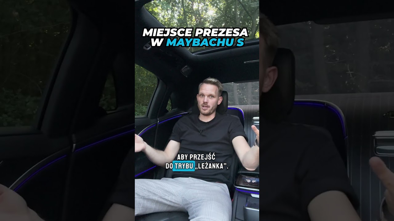 Miejsce prezesa w Maybachu klasy S ⭐️🚗⭐️