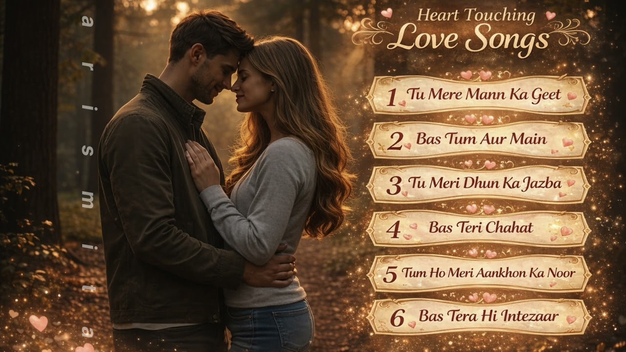 Heart Touching Love Songs ❤️ | Tu Mere Mann Ka Geet | Romantic Hindi AI Music Video