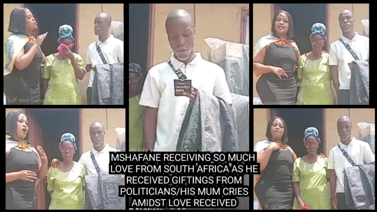 MSHAFANE RECEIVING SO MUCH LOVE FROM SOUTH AFRICA AS HE RECEIVED GIFTINGS FROM POLITICIANS... 
