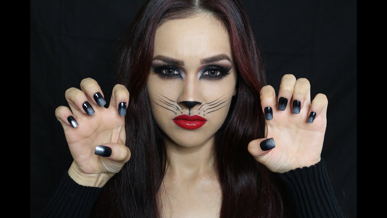 Maquillaje para Halloween (Gatita Sexy) Con Jacky Hernandez