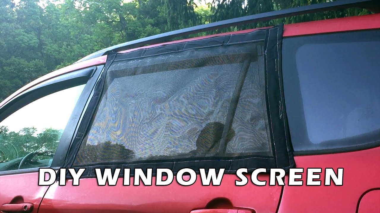 DIY Magnetic Window Screen