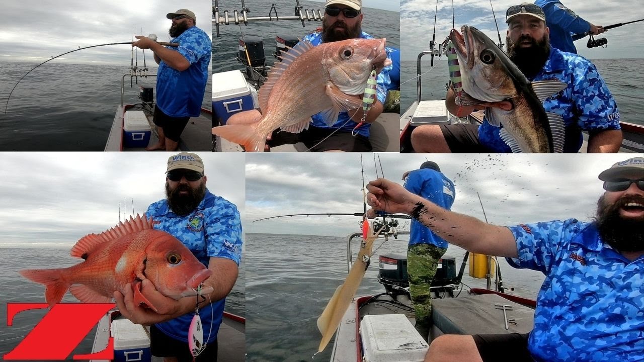 Slow Pitch Jigging light tackle in deep water.