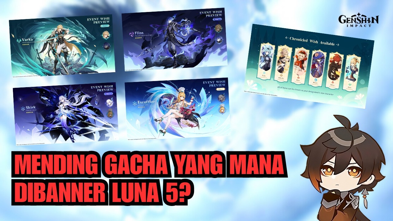 BINGUNG GACHA SIAPA DI BANNER LUNA 5? BISA NONTON VIDEO INI! - Genshin Impact Indonesia