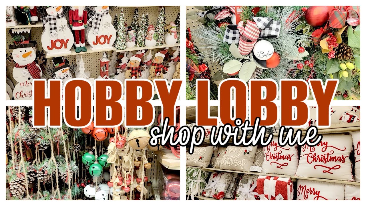 HOBBY LOBBY SHOP WITH ME CHRISTMAS 2024 || ROBIN LANE LOWE