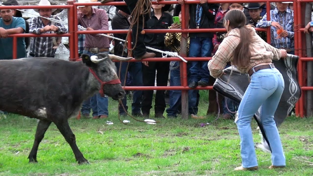 😱MUJER TORERA LLEGA AL CARMEN DEJANDO SORPRENDIDOS AL LOS HOMBRES POR LA HABILIDAD DE TOREAR AL TORO