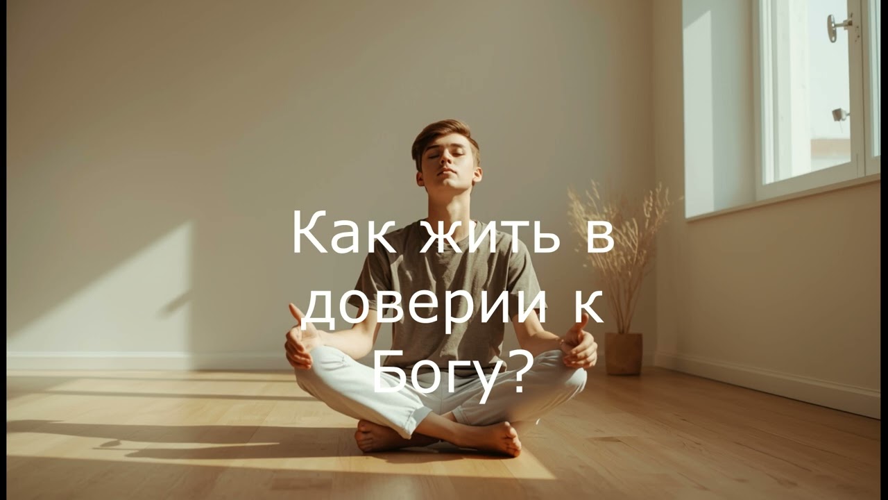 КАК ЖИТЬ В ДОВЕРИИ К БОГУ ?