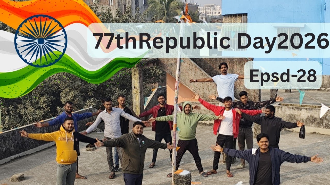 77th Republic Day 2026 | Epsd-28 | Bhagalpur |@pritampyare6435 #republicday #dailyvlog #vlog 
