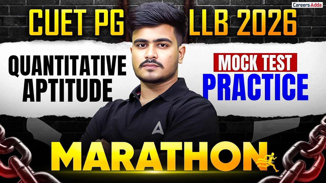 CUET PG LLB 2026 Quantitative Aptitude | Mock Test Practice MARATHON 🔥 | Dhurandhar Series