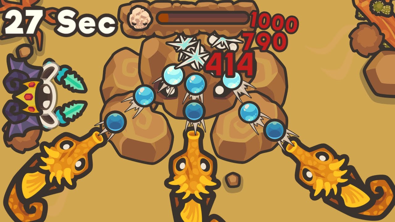 Taming.io 3 Морской конек = Каменный голем умрет через 27 секунд!