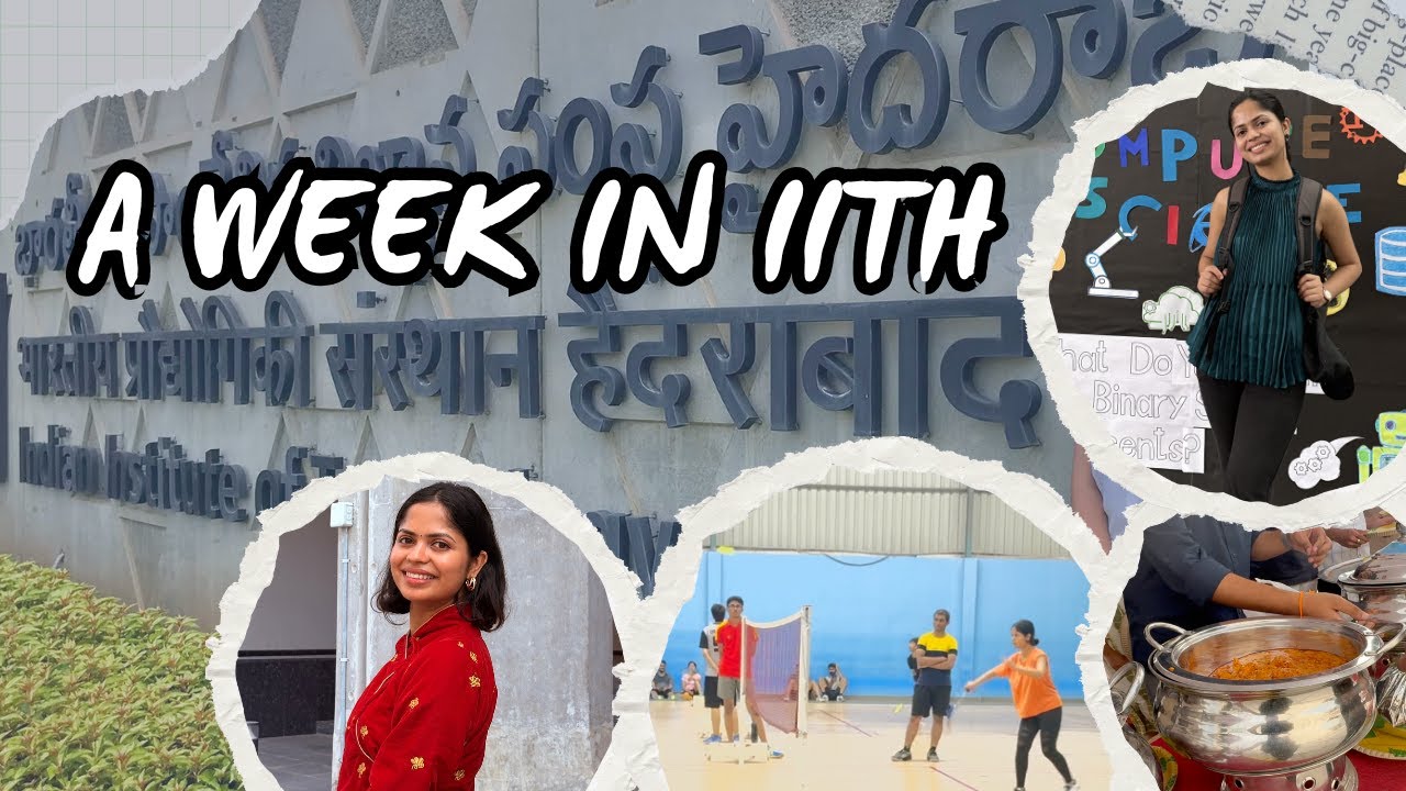 A Week at IIT Hyderabad | Dance, Badminton, Food & Fun!