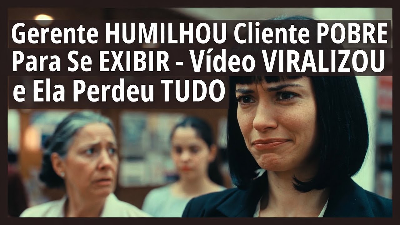 Gerente HUMILHOU Cliente POBRE Para Se EXIBIR - Vídeo VIRALIZOU e Ela Perdeu TUDO
