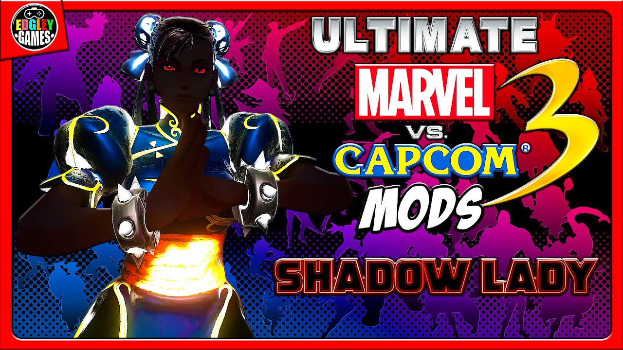 Ultimate Marvel vs. Capcom 3 Mods - Gameplay with Shadow Lady (PC)