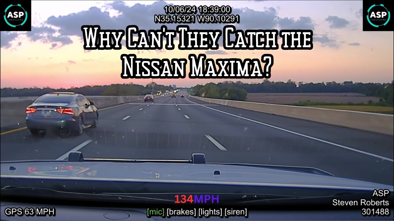 Почему Nissan Maxima так сложно поймать? | Скоростная погоня патрульного Стивена Робертса