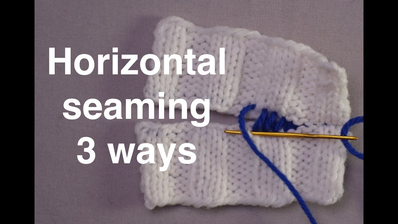 How to seam horizontal edges // Technique Tuesday