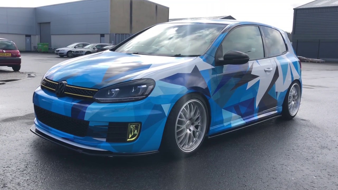 VW Golf Mk6 GTI   3M&trade; Digitally Printed IJ180mc Full Wrap