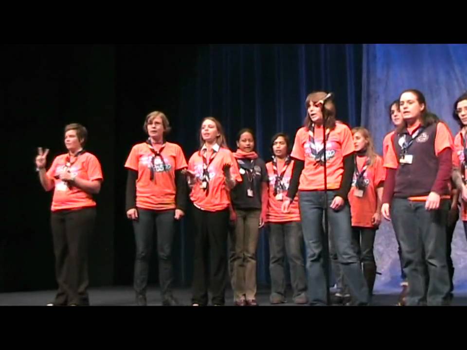 WAGGGS singing One Voice at COP15
