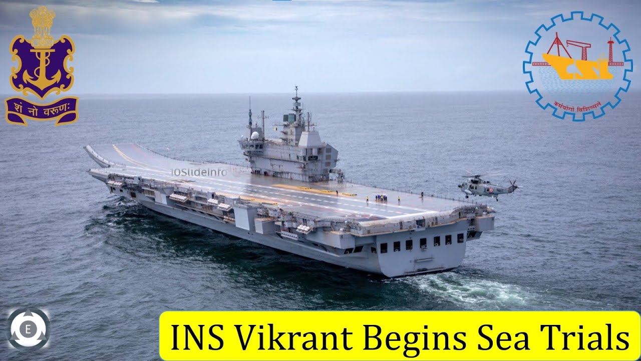 INS Vikrant Begins Sea Trials