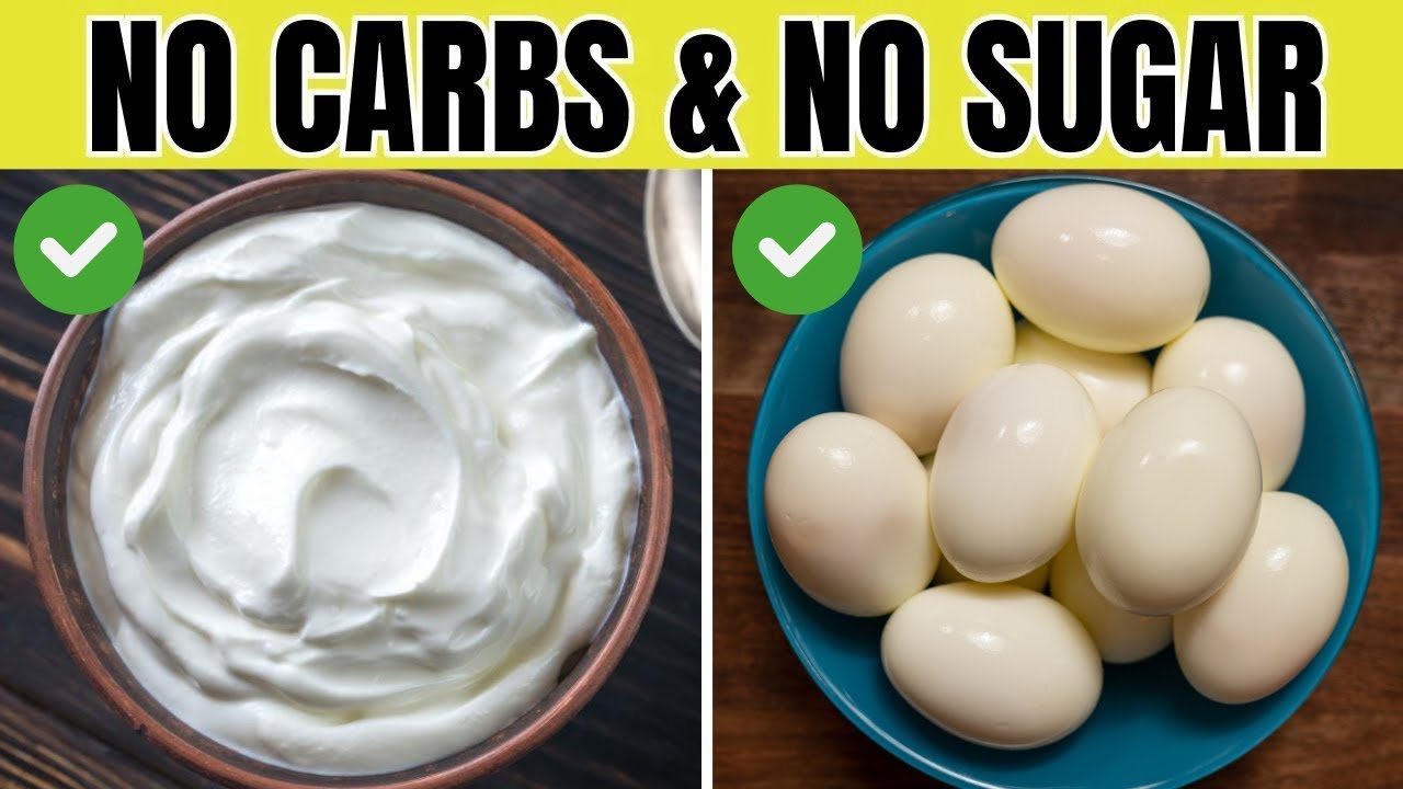 8 HEALTHIEST Foods With No Carbs & No Sugar [UNBELIEVABLE]