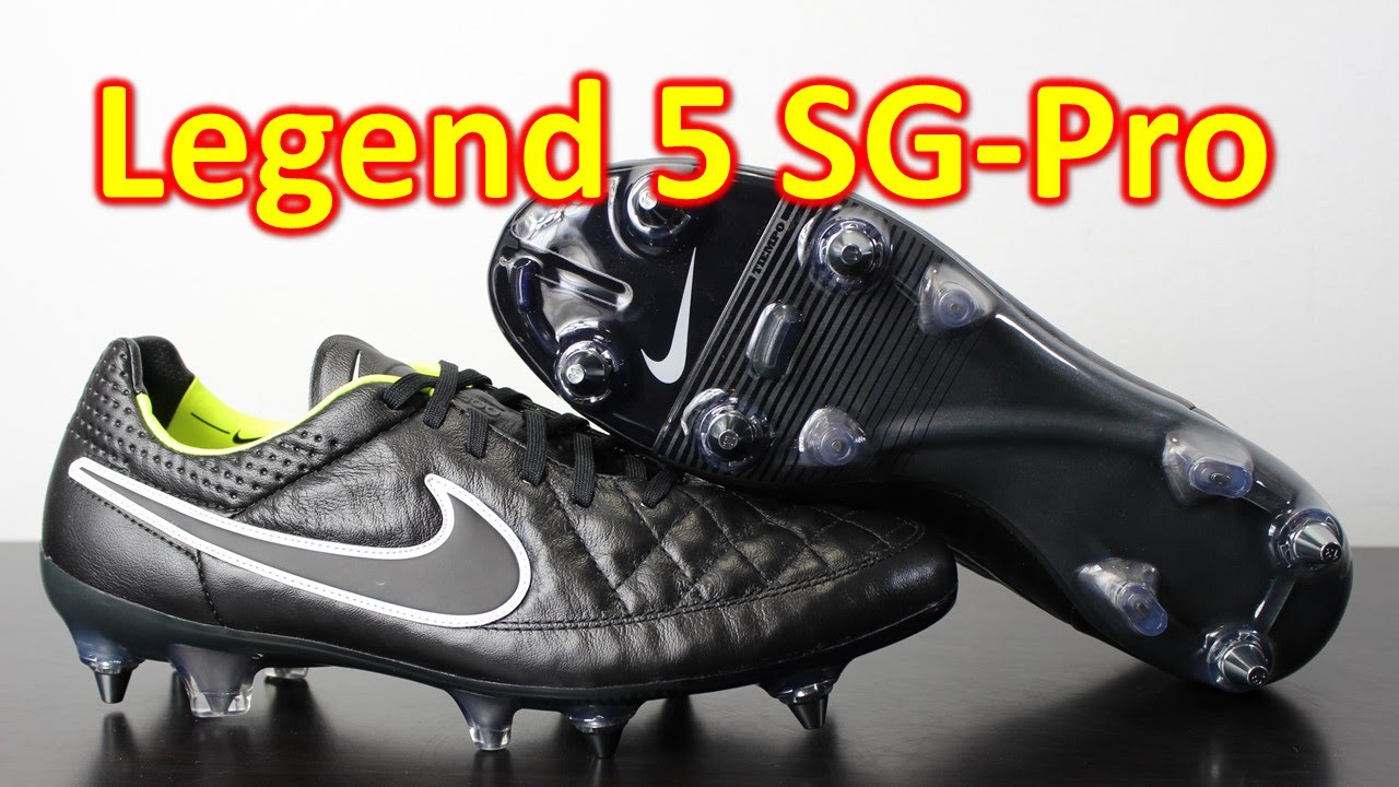 Nike Tiempo Legend 5 SG-Pro Stealth Pack Black/Volt - Unboxing + On Feet