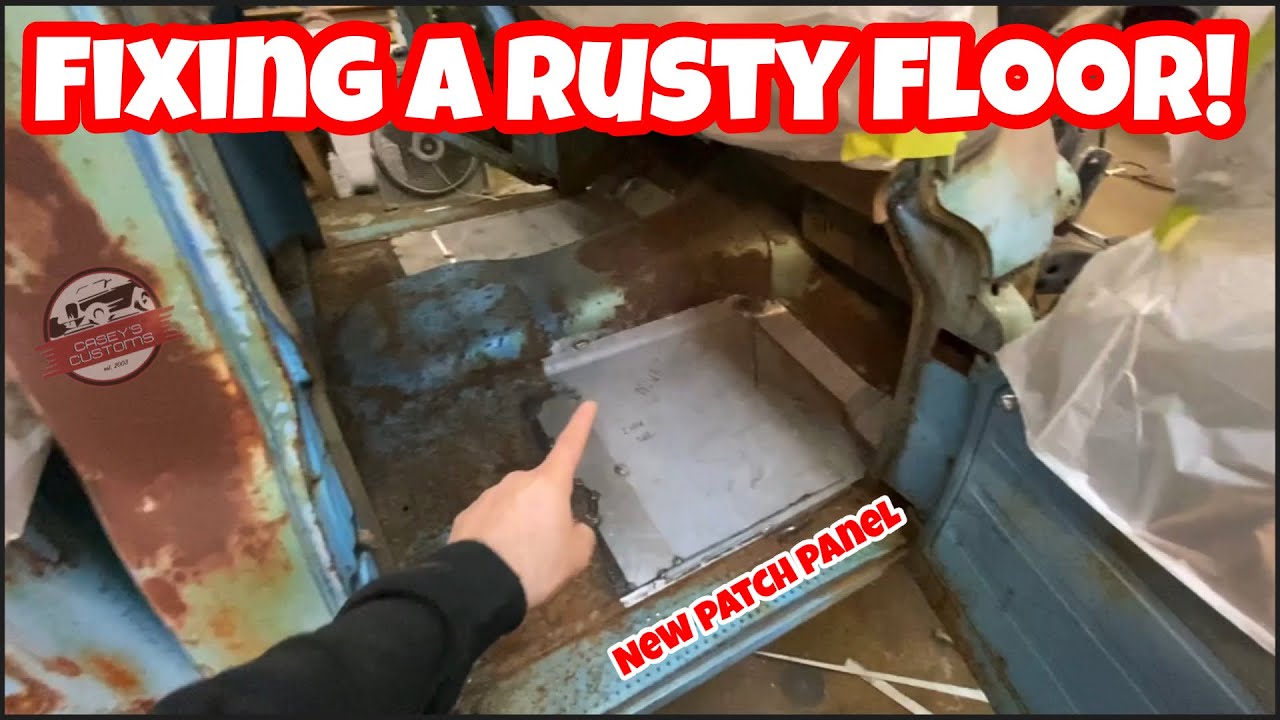 HOW TO FIX RUSTY FLOOR BOARDS ON A RAT ROD! ROTTED FLOOR IN A HOT ROD INTERNATIONAL TRUCK REBUILD!