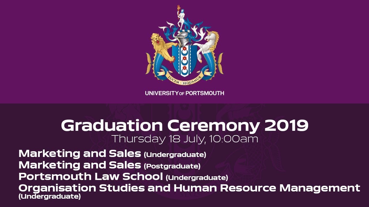 Graduation 2019: Marketing, Law School & Organisation Studies and Human Resource