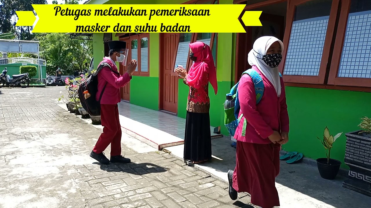 Simulasi PTM (Pembelajaran Tatap Muka) SD Islam Terpadu Al Mishbah