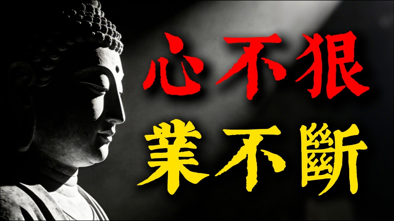 為什麼你越「慈悲」反而越痛苦？佛法頂級思維：真正的「如來心」，先學會做「狠心人」！這三種緣分不斷修行終將一場空！#佛學智慧#斷惡緣#修行#慈悲#因果#心靈成長#覺悟#放下執念#金剛經#正能量#開悟