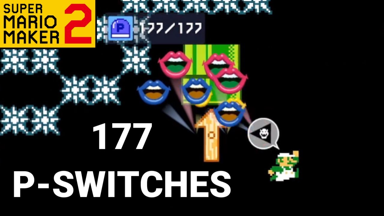 177 P-SWITCH SPEEDRUN?! | Super Expert No Skip & Expert No Skip