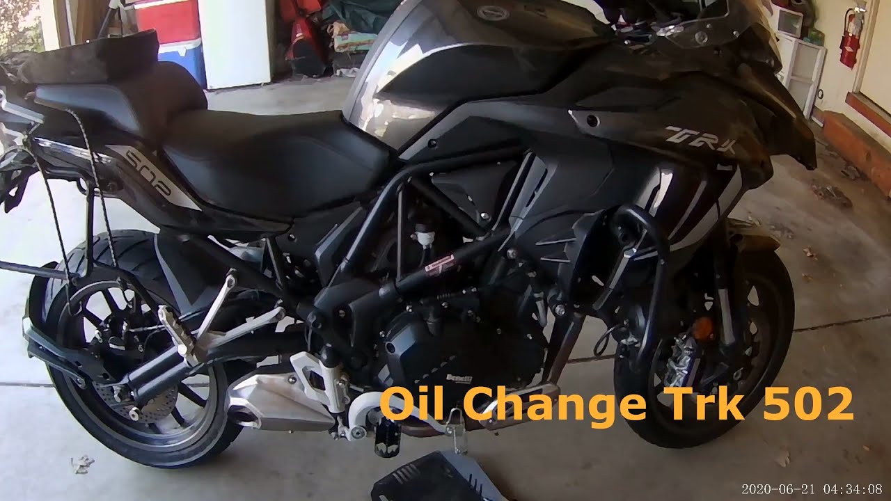 How To Oil Change Benelli Trk 502